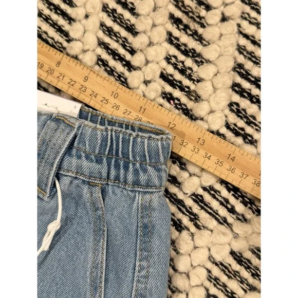 Wax Collection Skater Jeans Light Blue Denim Loose Fit Cargo Sz Small Skater Y2K - Picture 6 of 9